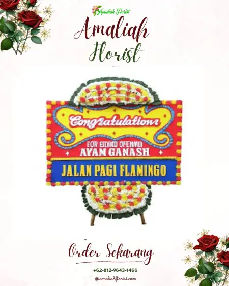 Sewa Papan Bunga Husen Sastranegara